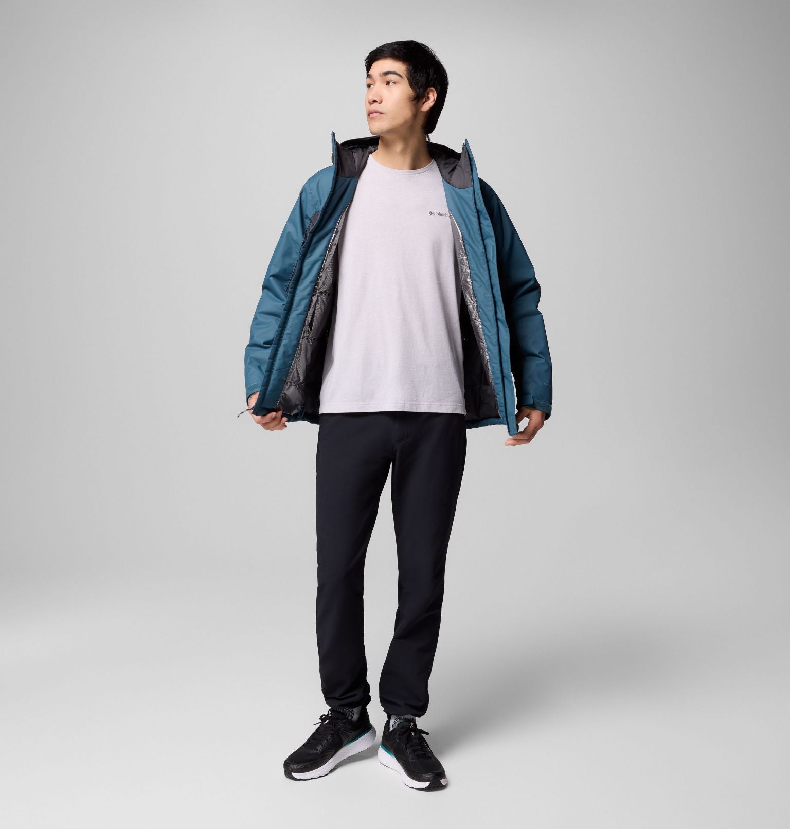 Columbia Men's Tipton Peak™ III Insulated Jacket - Everblue, Shark