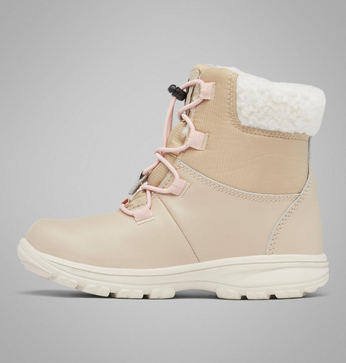 Columbia Big Kids' Moritza Boot  - Ancient Fossil, Dusty Pink