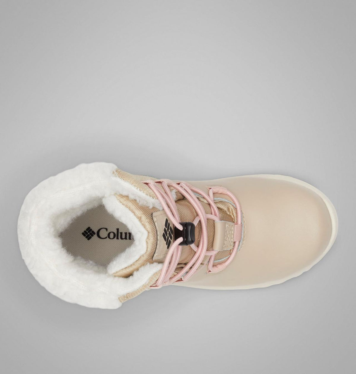 Columbia Big Kids' Moritza Boot  - Ancient Fossil, Dusty Pink