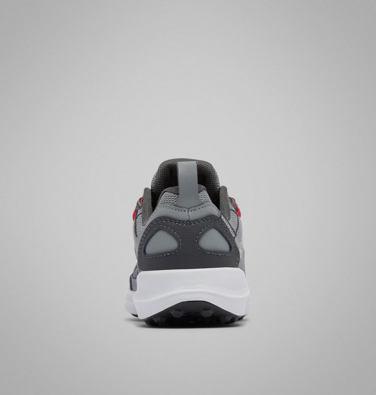 Columbia Big Kids' Peakfreak Rush Waterproof Shoe  - Ti Grey Steel, Mountain Red