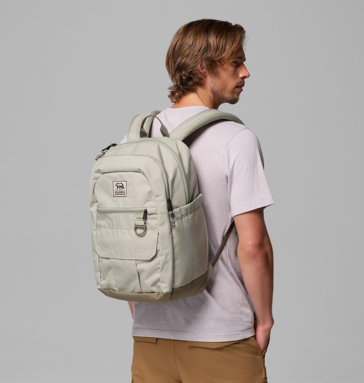 Columbia Buxton 26L Backpack  -  Safari, Stone Green