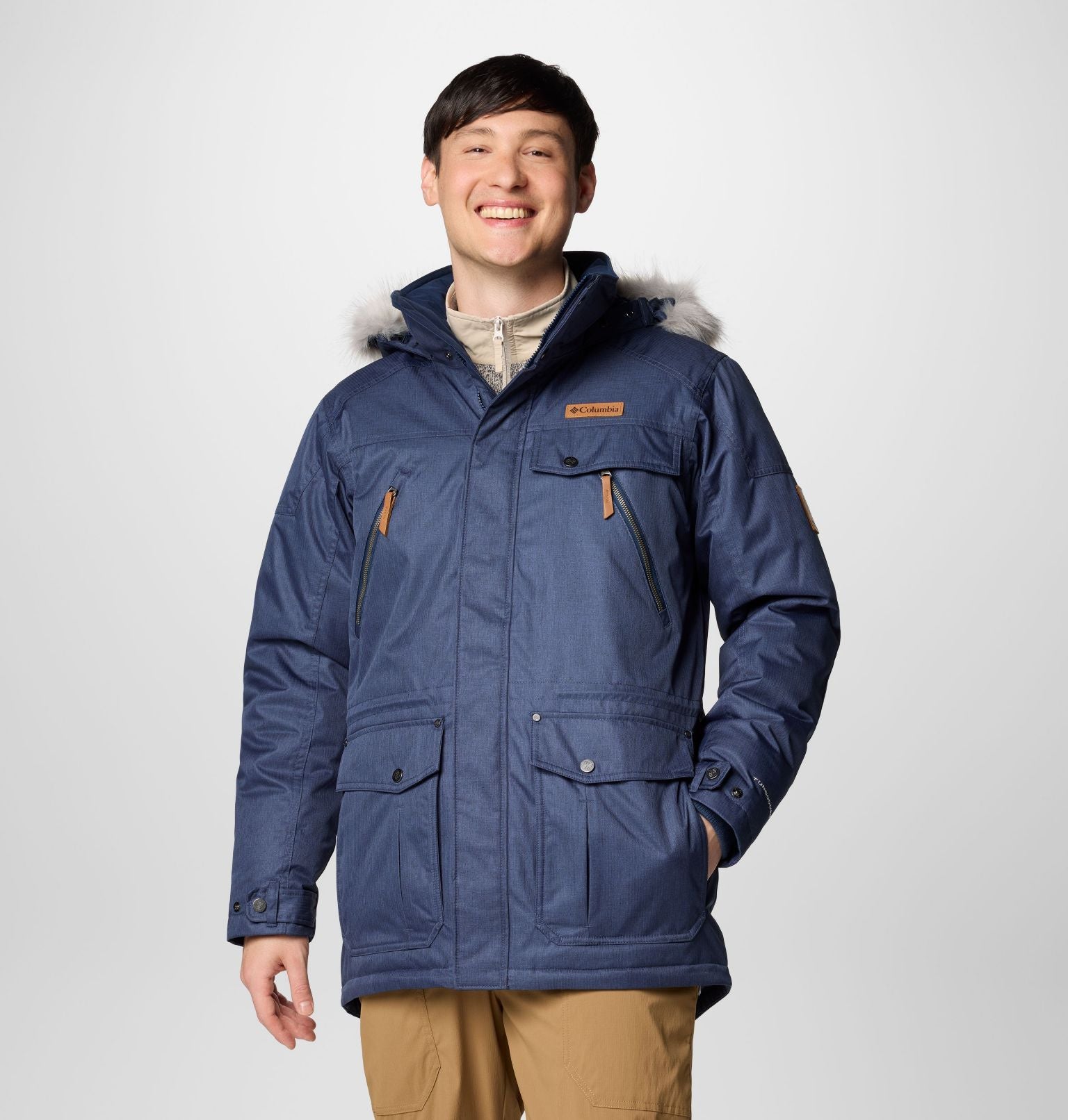 Columbia Men's Barlow Pass TurboDown™ II Jacket - Collegiate Navy