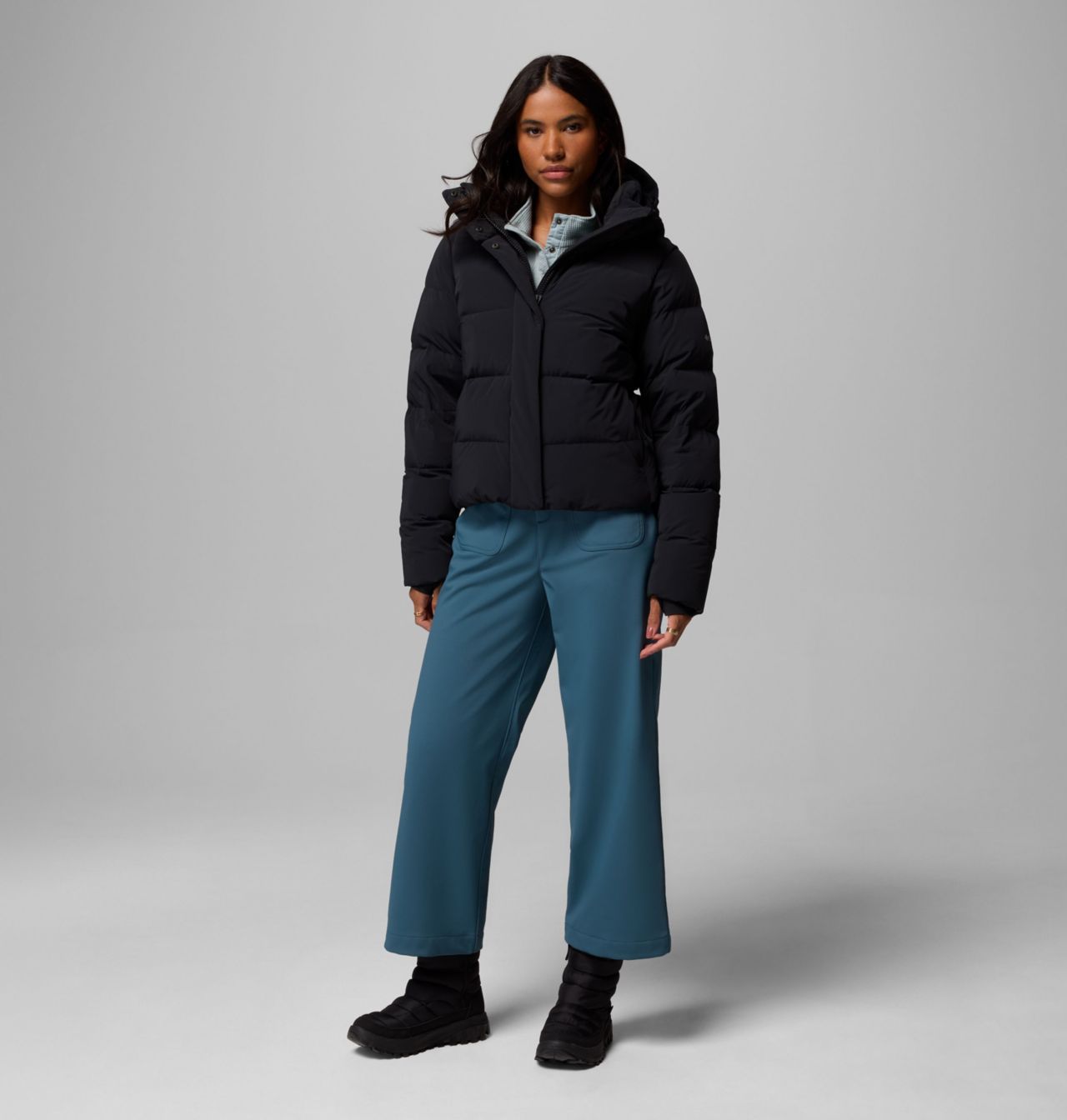 Columbia Women's Amaze Puff™ Hooded Jacket- Black