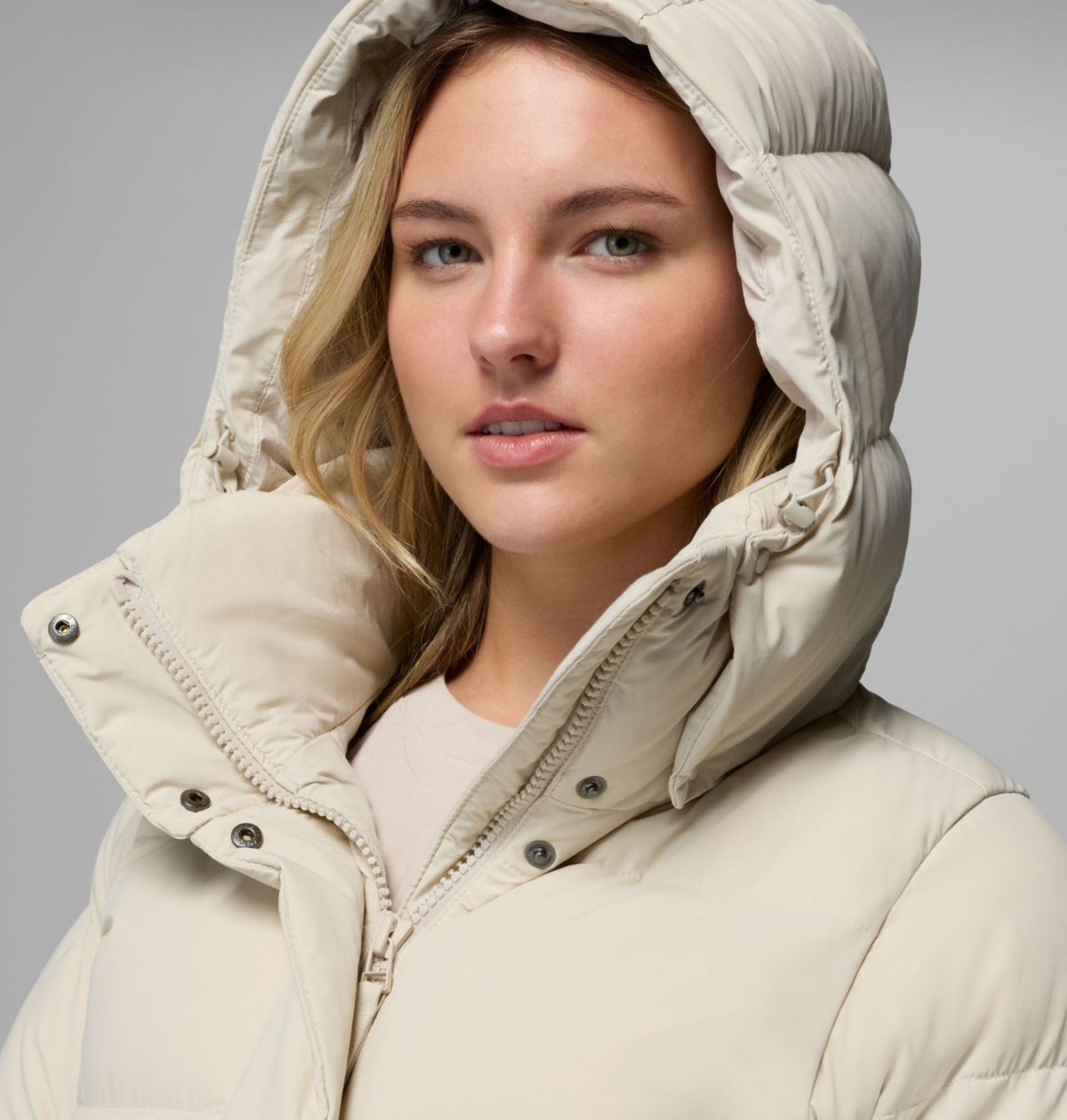 Columbia Women's Amaze Puff™ Hooded Jacket- Dark Stone
