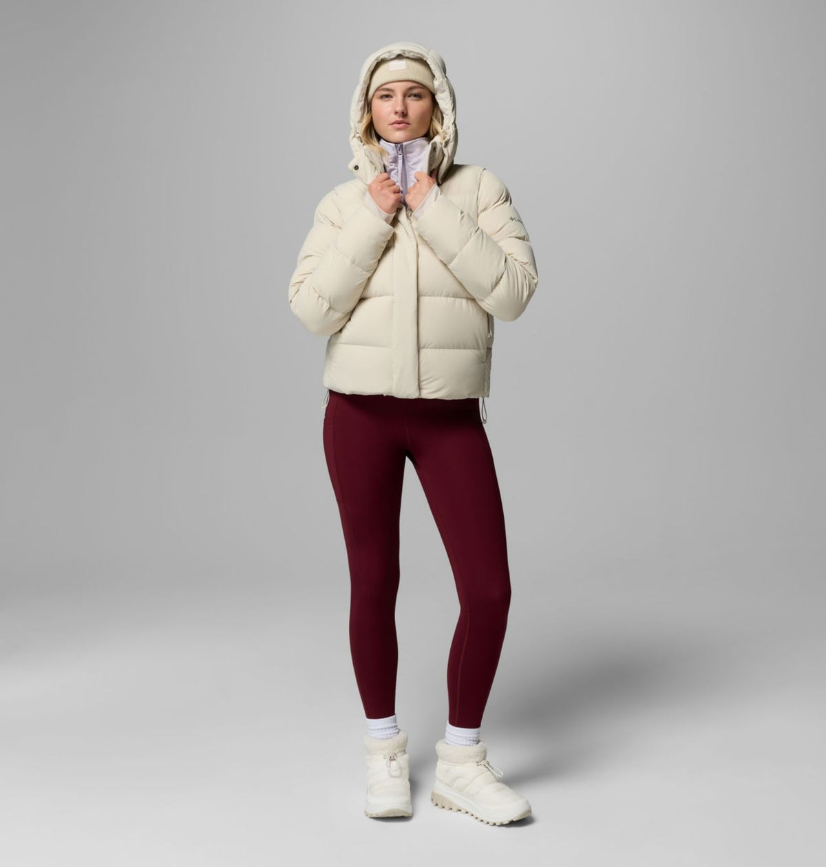 Columbia Women's Amaze Puff™ Hooded Jacket- Dark Stone