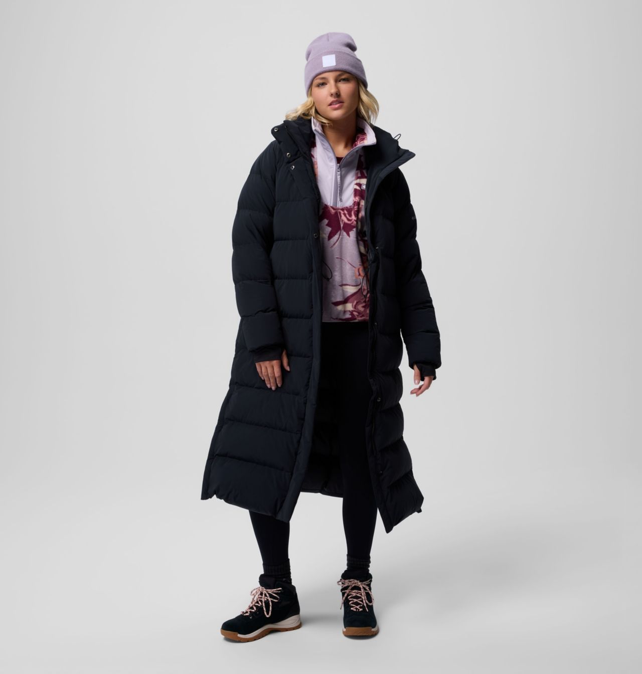 Columbia Women's Amaze Puff™ Long Hooded Jacket - Black