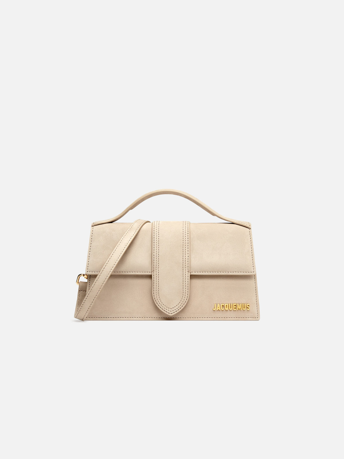 Jacquemus The large Bambino Bag - Dark / Beige