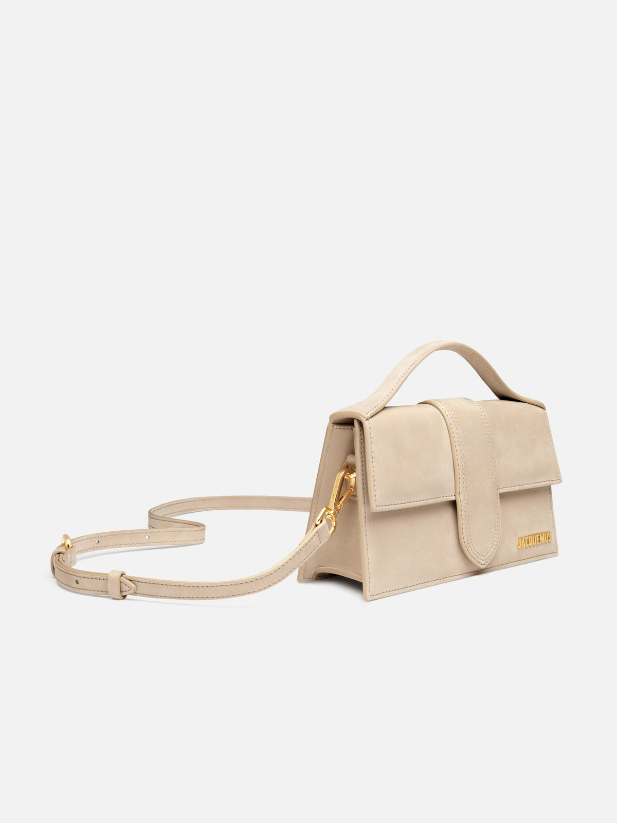 Jacquemus The large Bambino Bag - Dark / Beige