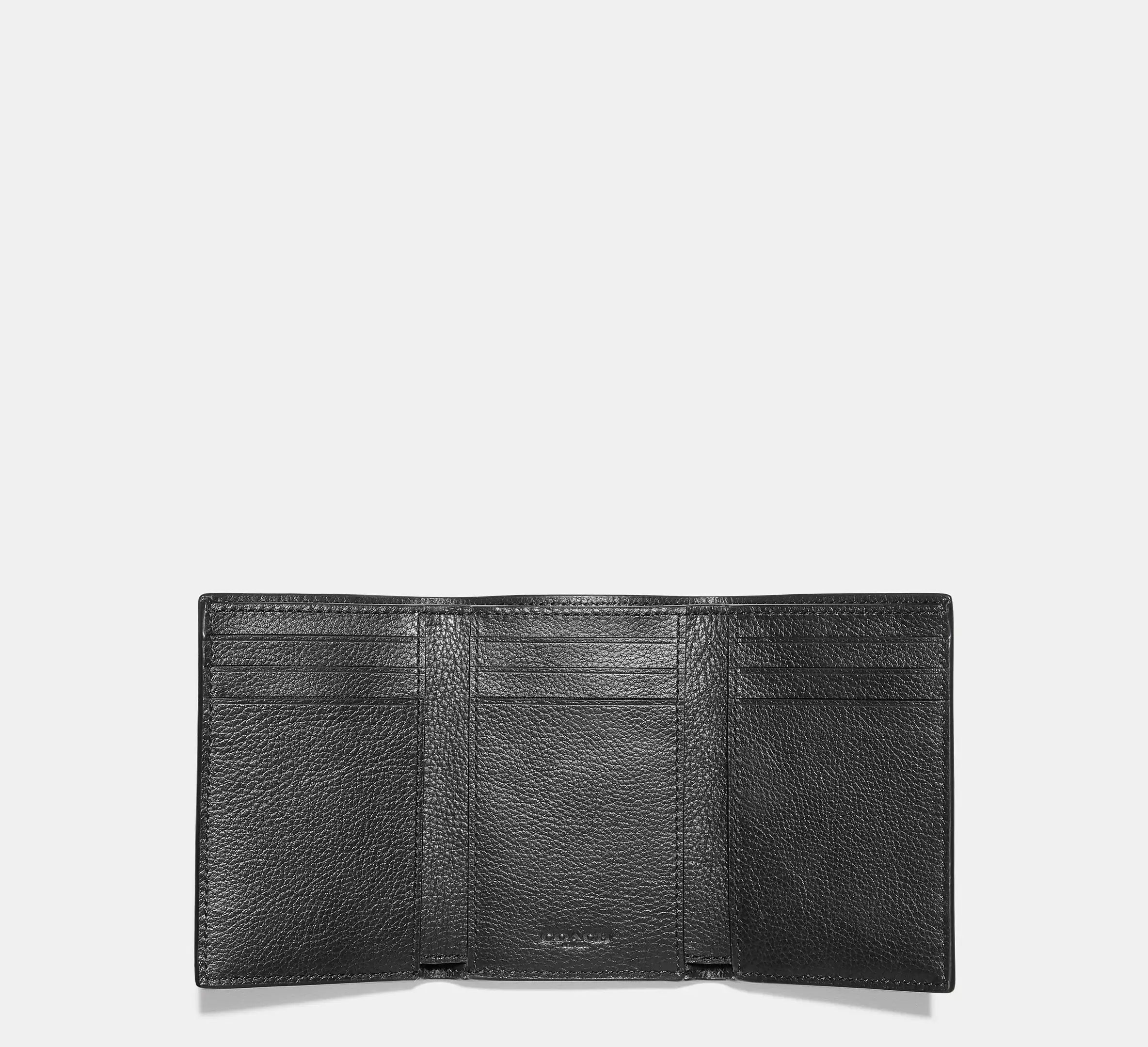 Coach Trifold Wallet - Black