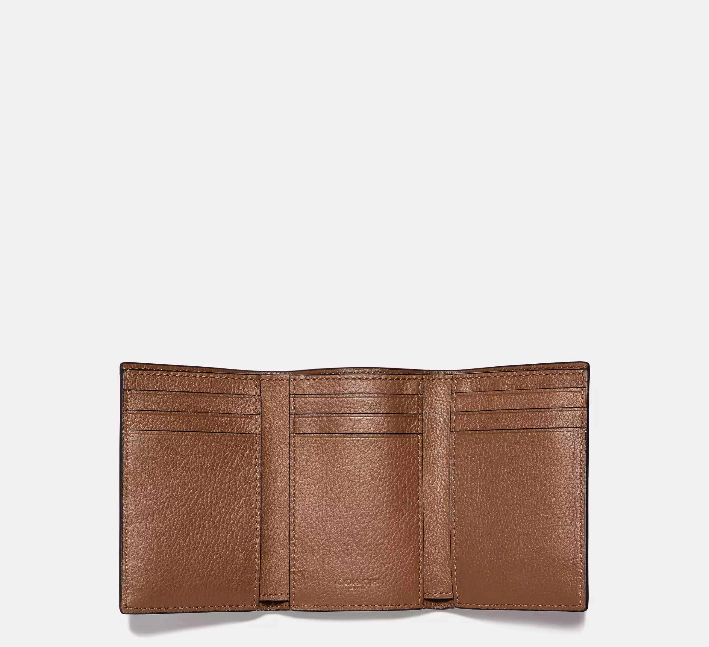 Coach Trifold Wallet -  Saddle