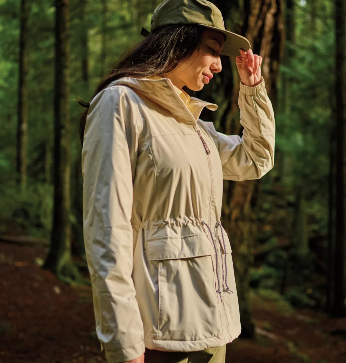 Columbia Women's Sweet Creek™ II Lined Rain Jacket -  Dark Stone
