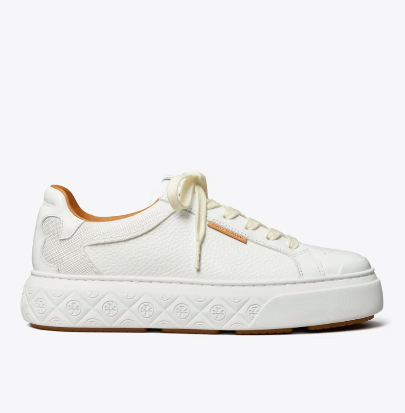 TORY BURCH LADYBUG SNEAKER - WHITE