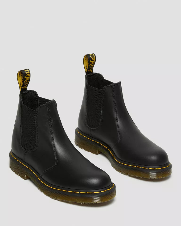 Dr. Martens Women 2976 Slip Resistant Leather Chelsea Boots - Black — Industrial Full Grain