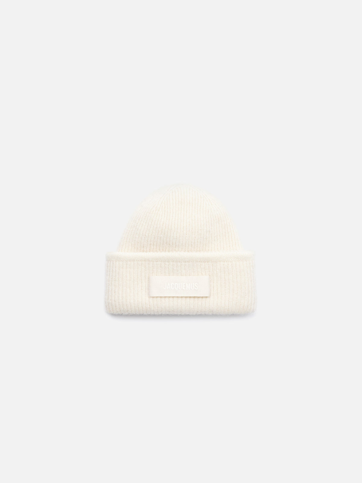 JACQUEMUS 'The Gros Grain' Beanie - Off-White