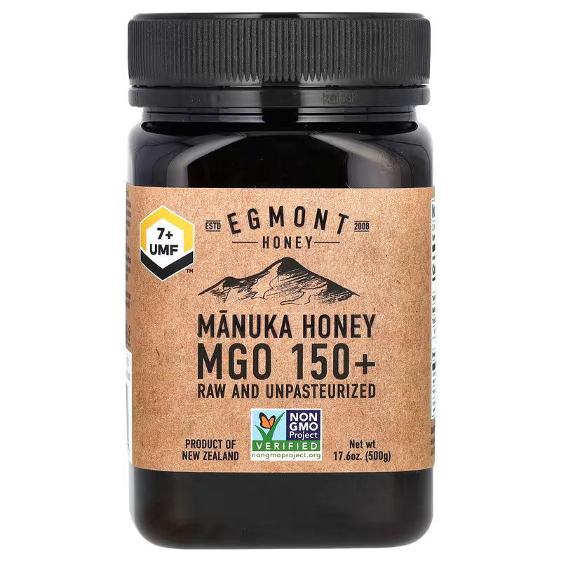 Egmont Honey, Manuka Honey, Raw And Unpasteurized, UMF™ 7+, MGO 150+, 17.6 oz (500 g)