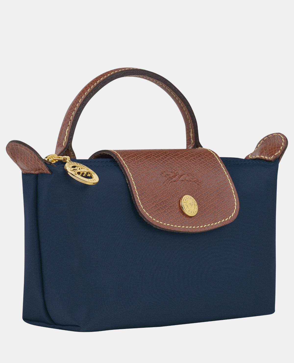 Longchamp Le Pliage Original Pouch With Handle - Navy