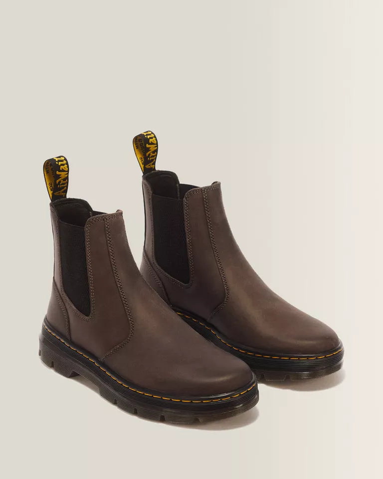 Dr. Martens Men Embury Crazy Horse Leather Casual Boots  -  Brown — Crazy Horse
