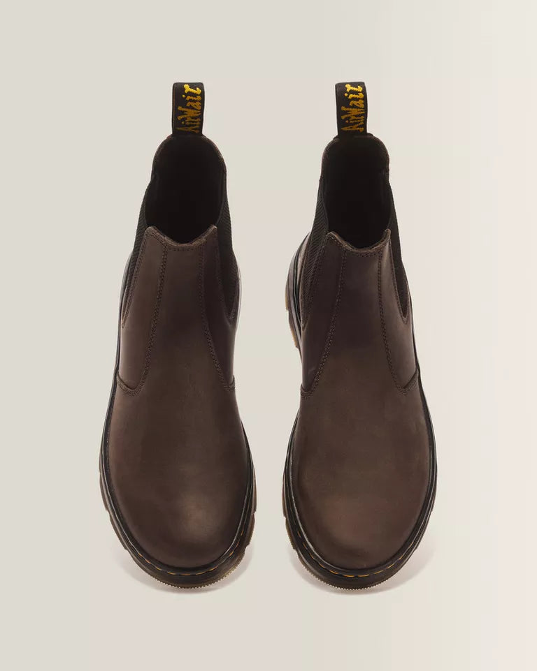 Dr. Martens Men Embury Crazy Horse Leather Casual Boots  -  Brown — Crazy Horse