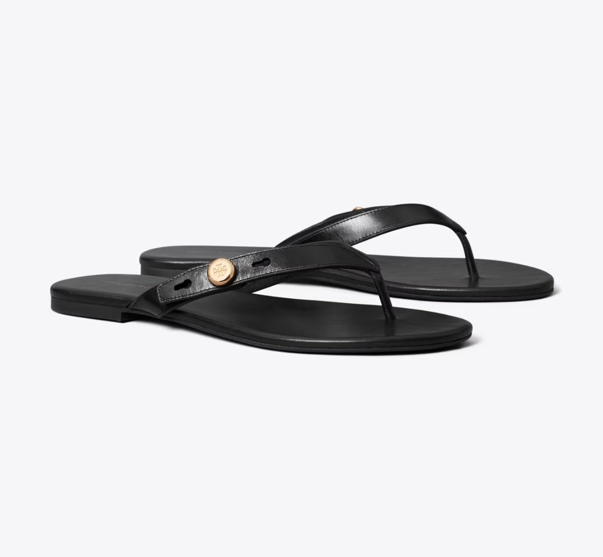 TORY BURCH ROMY FLIP-FLOP  - perfect black