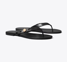 TORY BURCH ROMY FLIP-FLOP  - perfect black