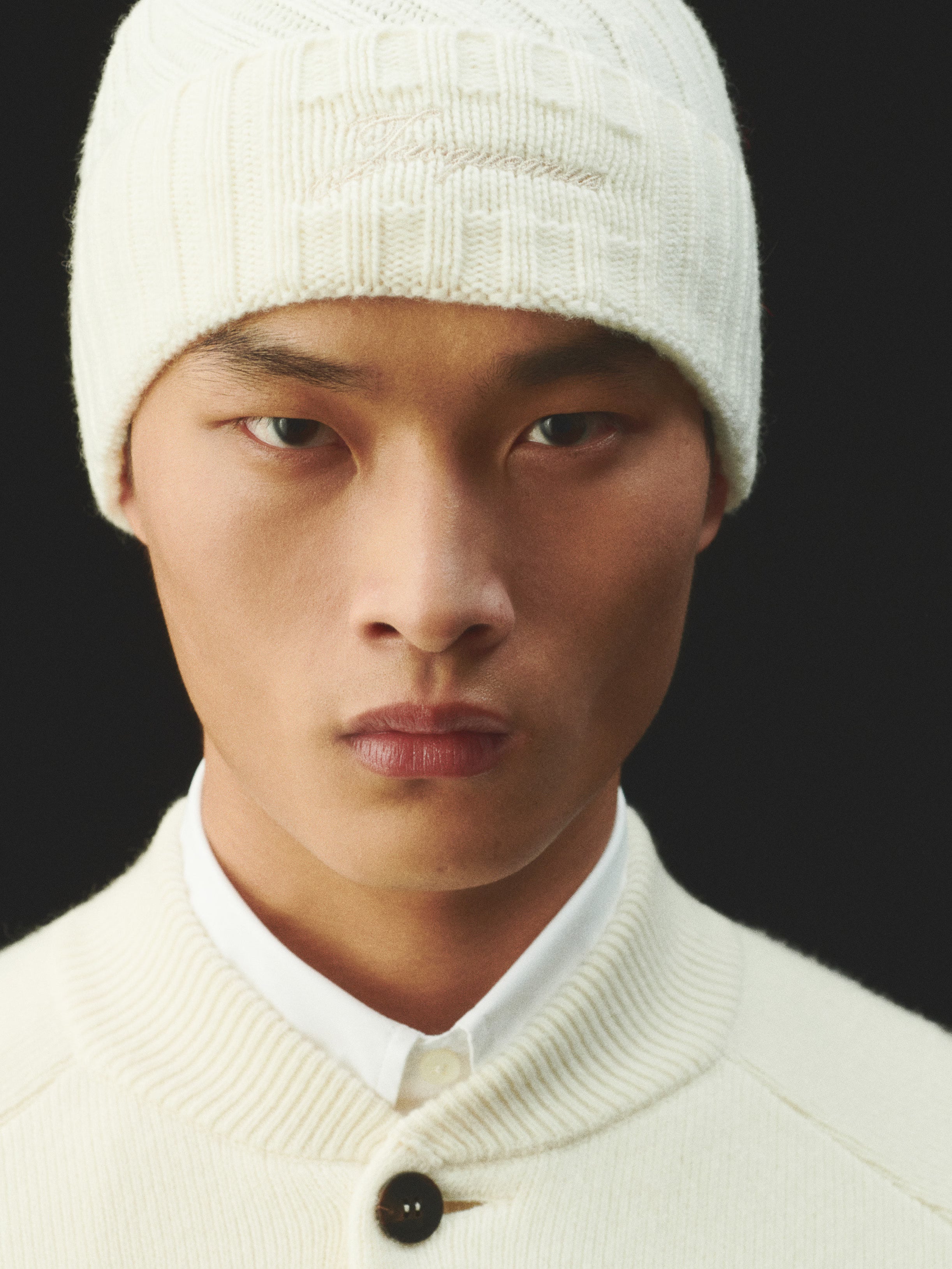 JACQUEMUS  'The Tourni' Beanie - Off-White