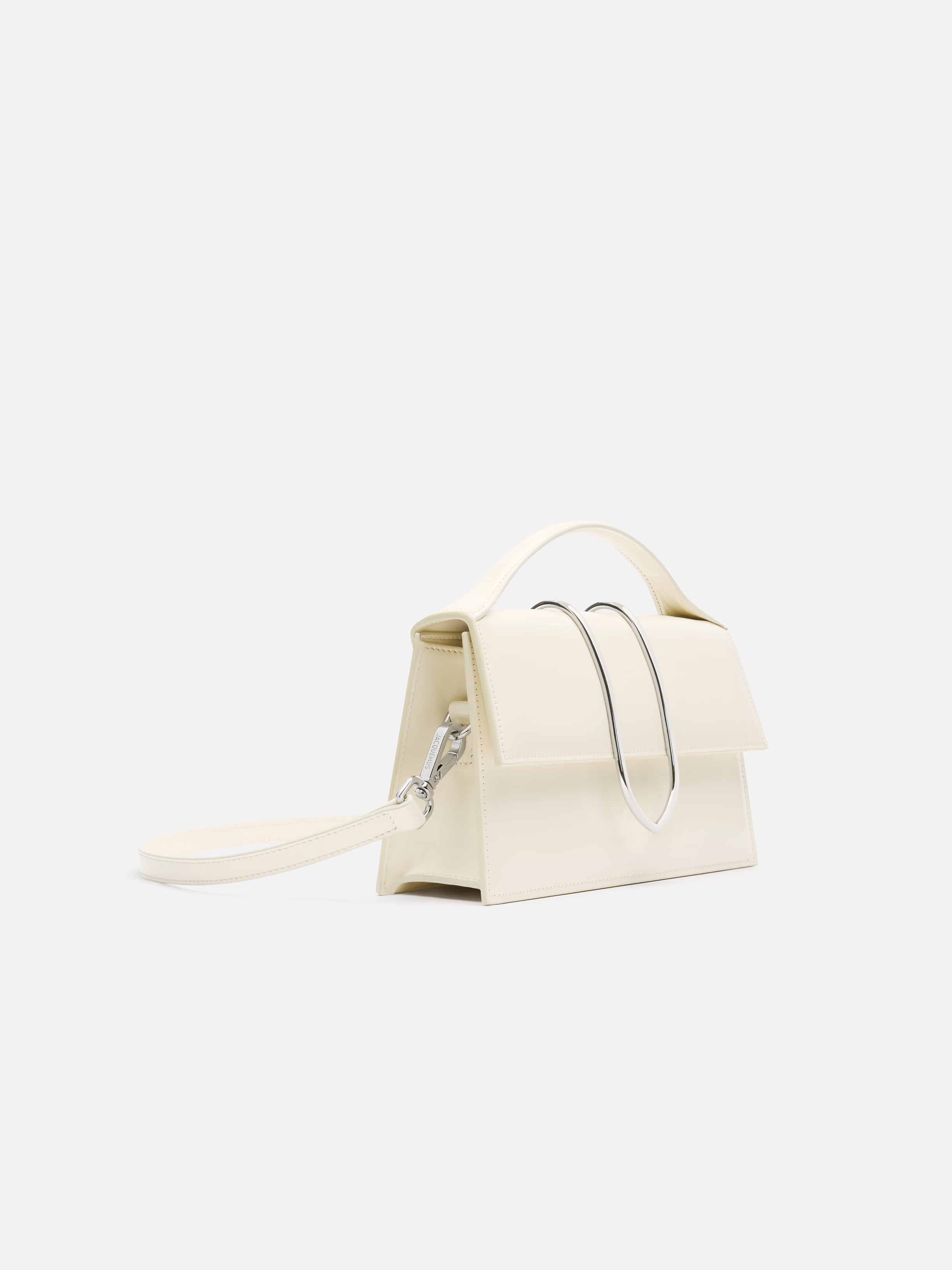 Jacquemus The large Bambino Bag  - Light Ivory