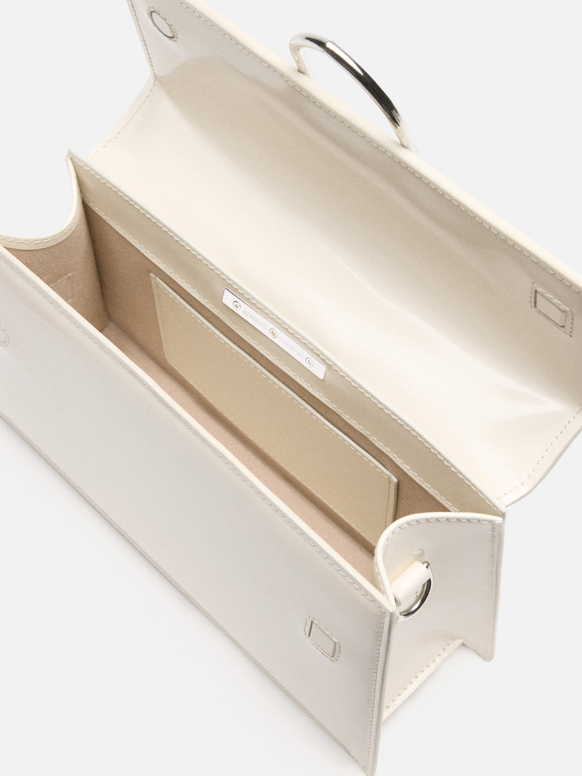 Jacquemus The large Bambino Bag  - Light Ivory