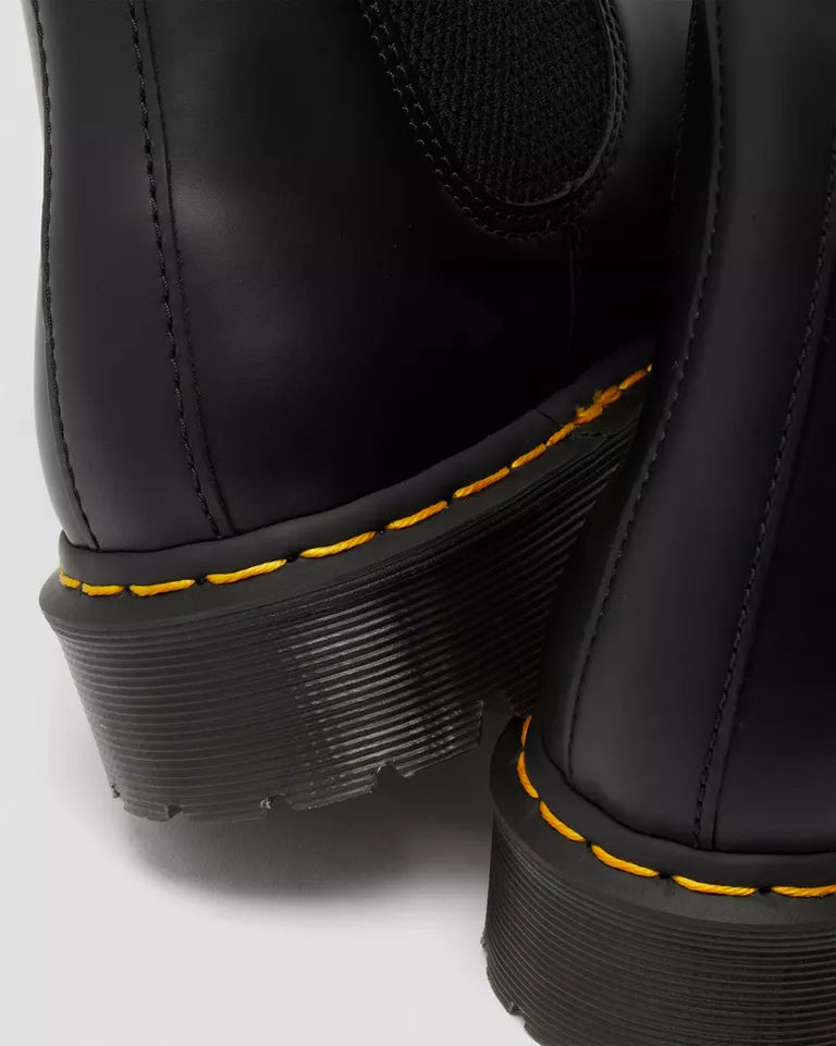 Dr. Martens Unisex  2976 Bex Smooth Leather Chelsea Boots - Black — Smooth Leather