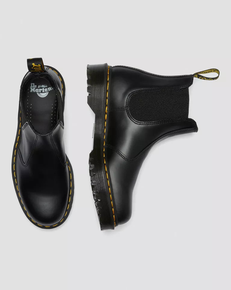 Dr. Martens Unisex  2976 Bex Smooth Leather Chelsea Boots - Black — Smooth Leather