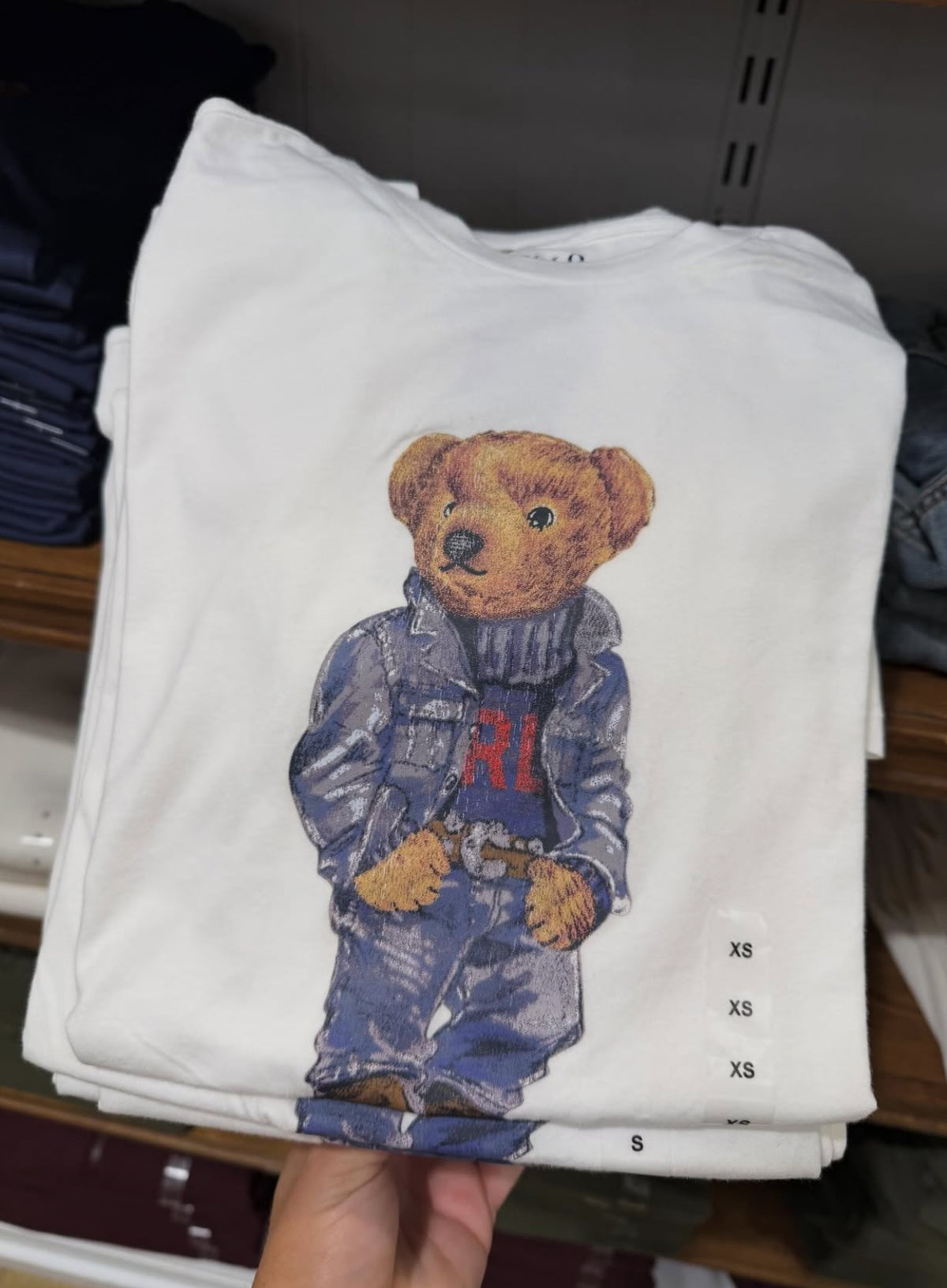 Ralph Lauren Polo Bear Cotton Jersey Tee Unisex Hemen Teslimde