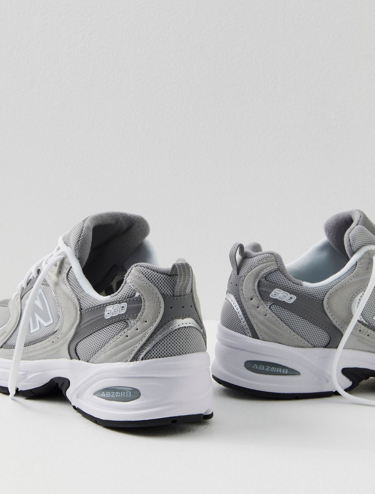 New Balance 530 -  Raincloud with Shadow Grey and Silver Metallic  - MR530CK