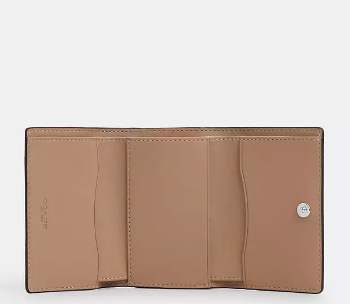 Coach Micro Wallet - Silver/Chalk