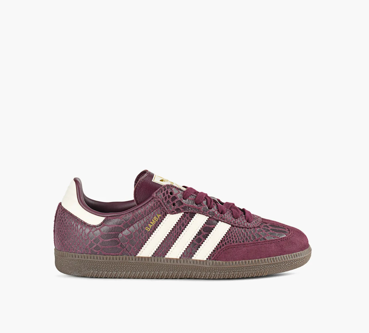 Adidas Samba OG Maroon / Cream White / Gold Metallic