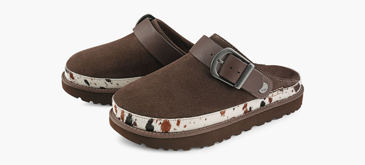 UGG GOLDENSTAR WESTERN CLOG-BURNT CEDAR