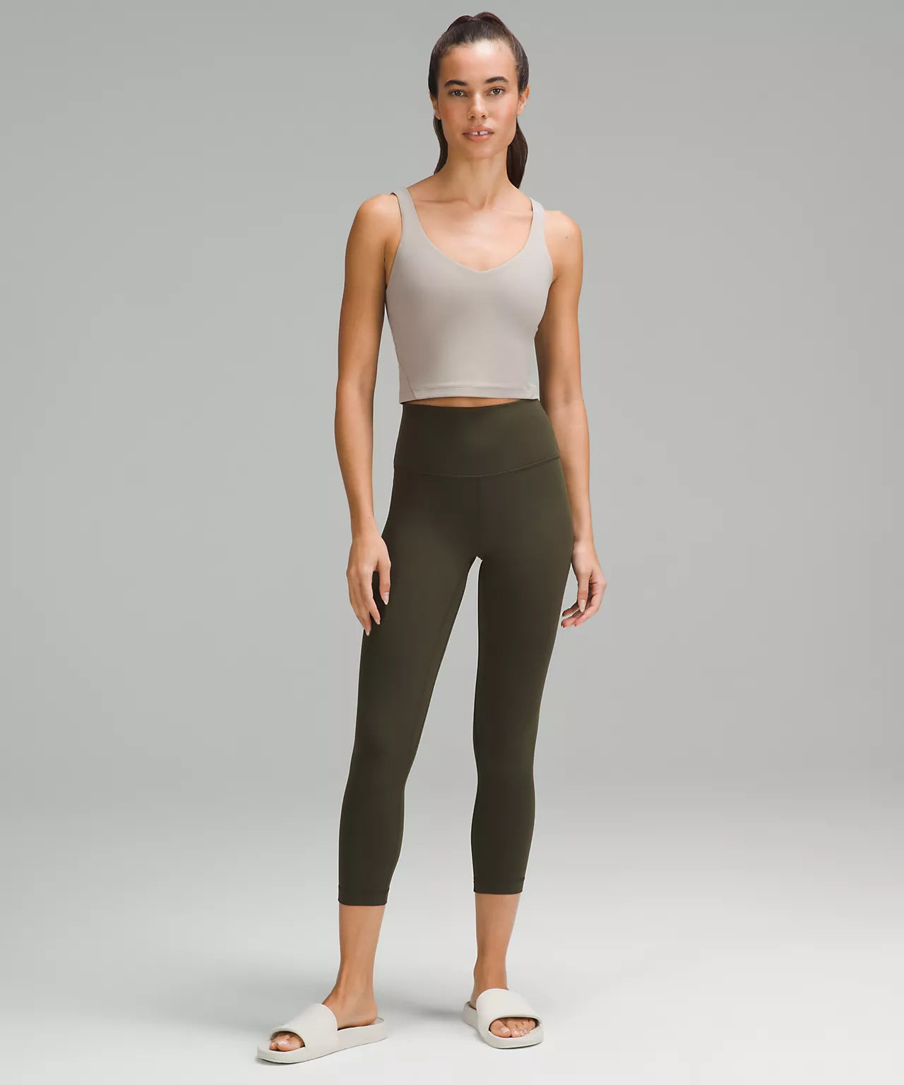 Lululemon Align Tank Top Light Support, A/B Cup   -  Riverstone