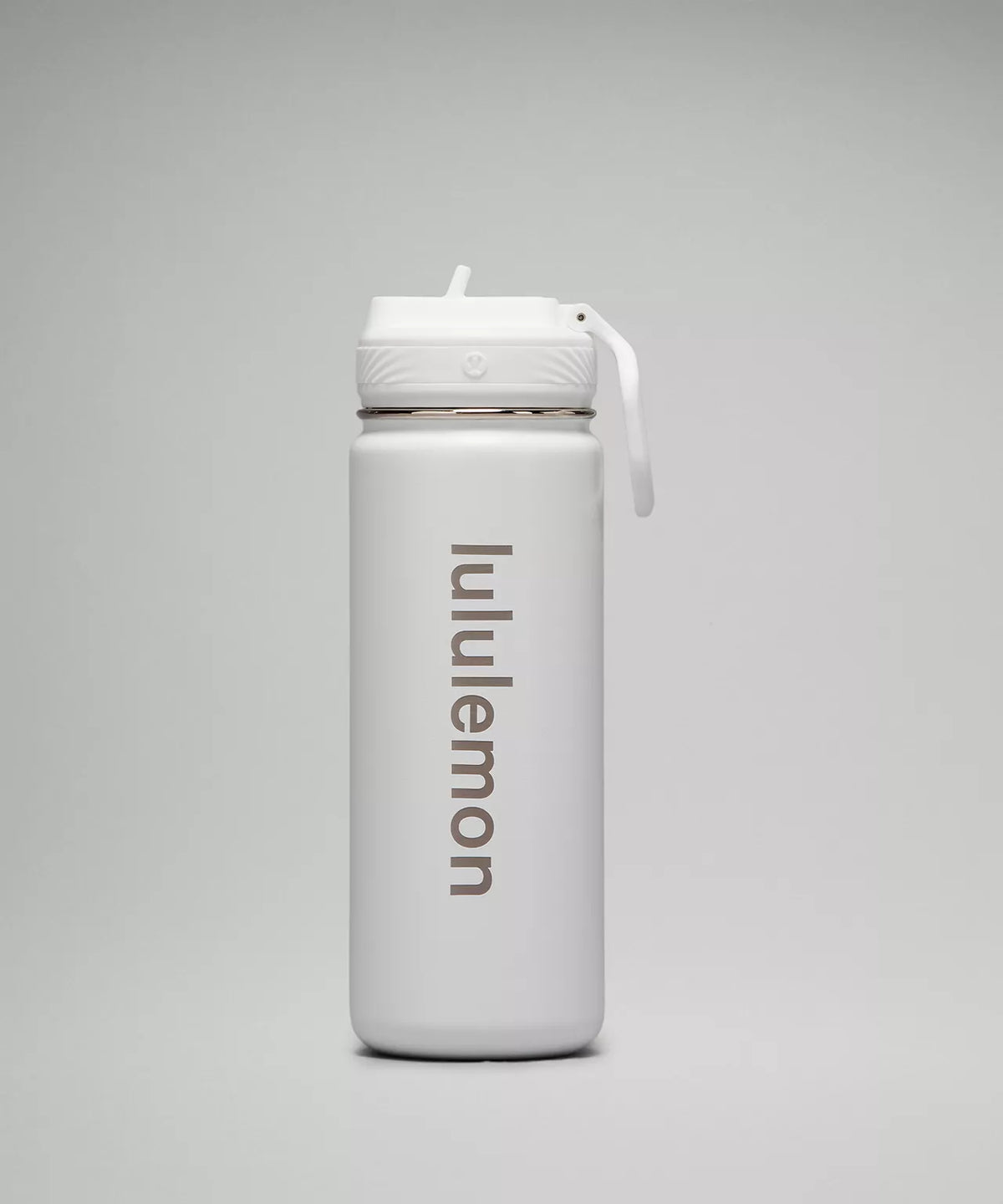 Lululemon Back to Life Sport Bottle 18oz Straw Lid  -  White