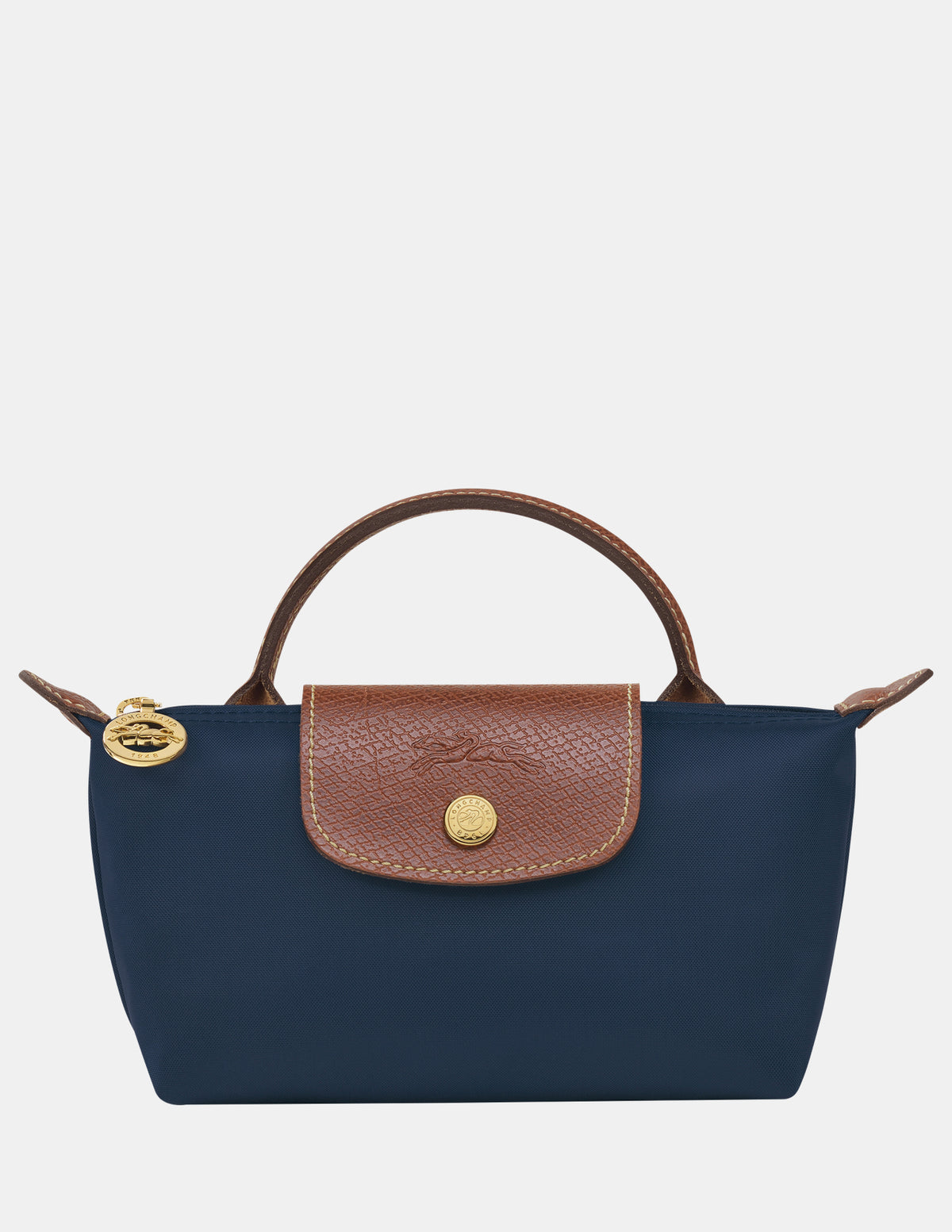 Longchamp Le Pliage Original Pouch With Handle - Navy