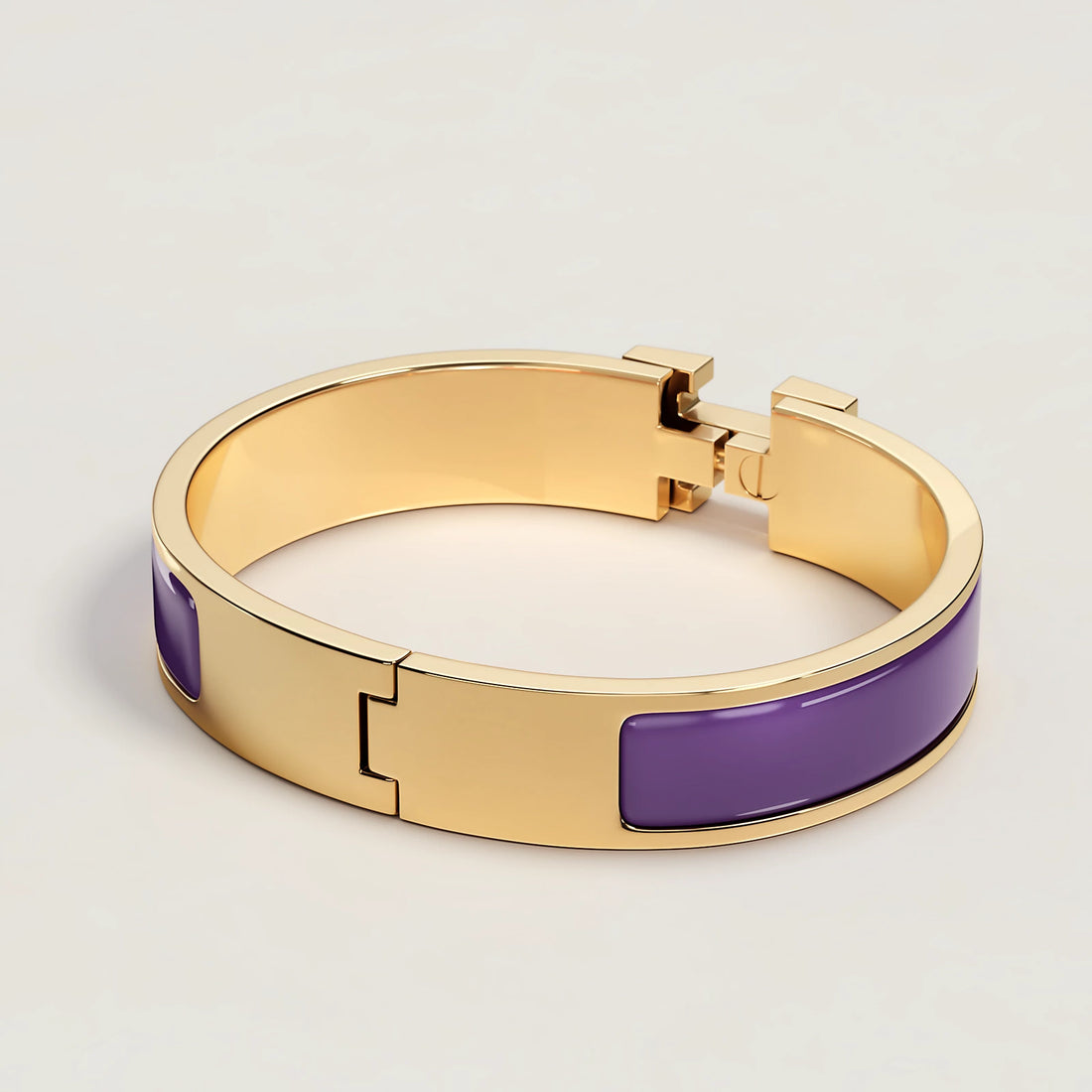 Hermes Clic H Bracelet Anémone Iris