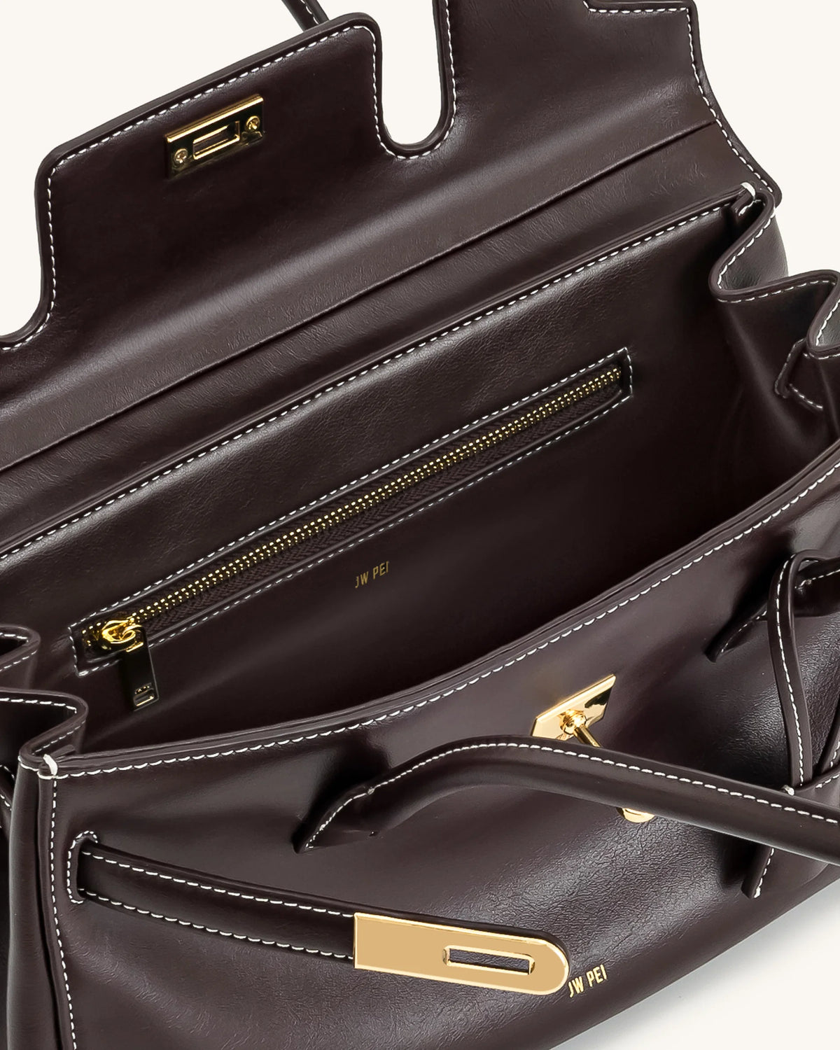 JW PEI Yara Shoulder Bag - Dark Brown