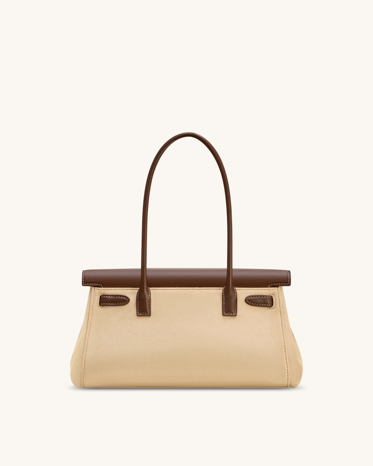 JW PEI Yara Faux Suede Shoulder Bag - Dark Brown