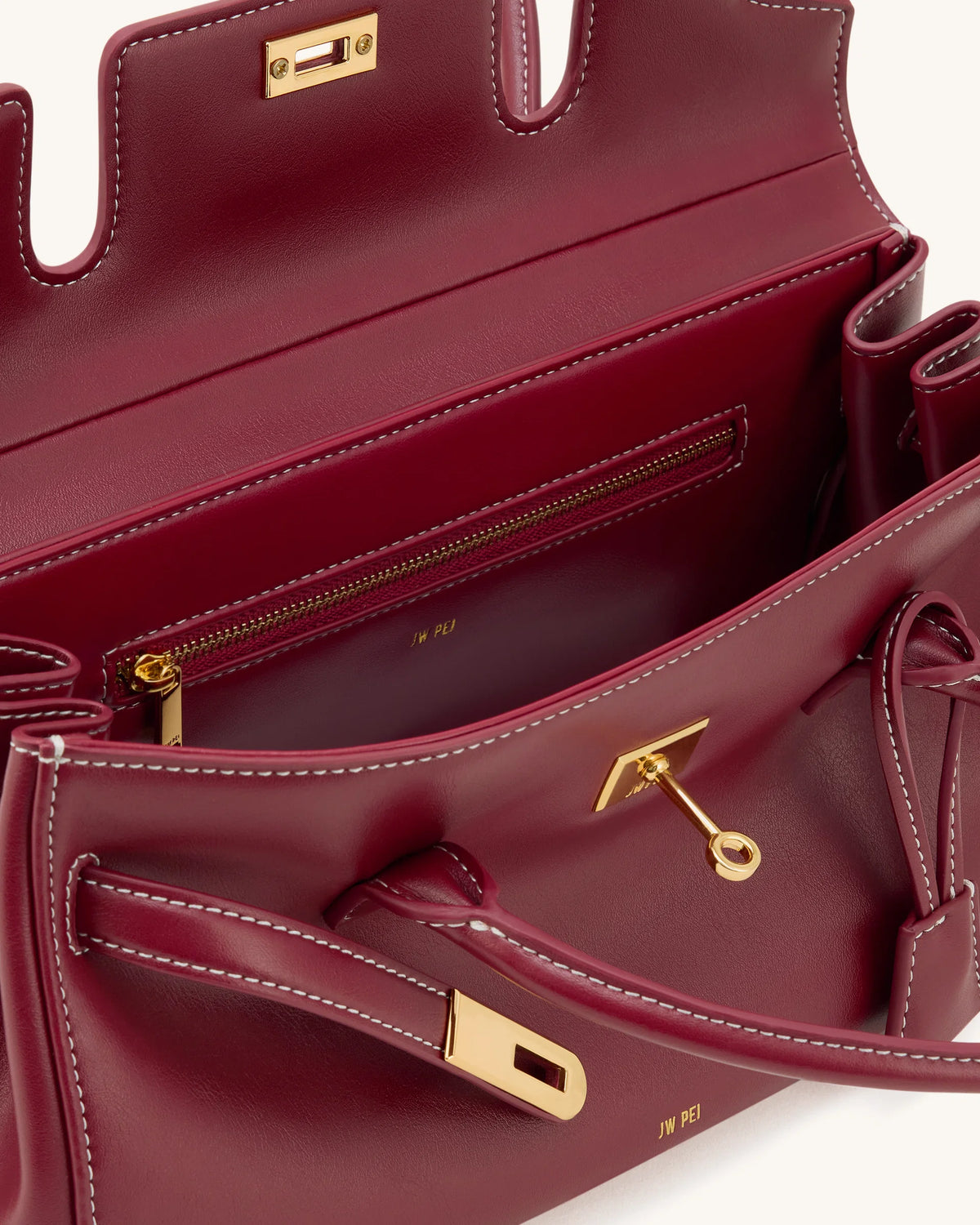 JW PEI Yara Shoulder Bag - Burgundy