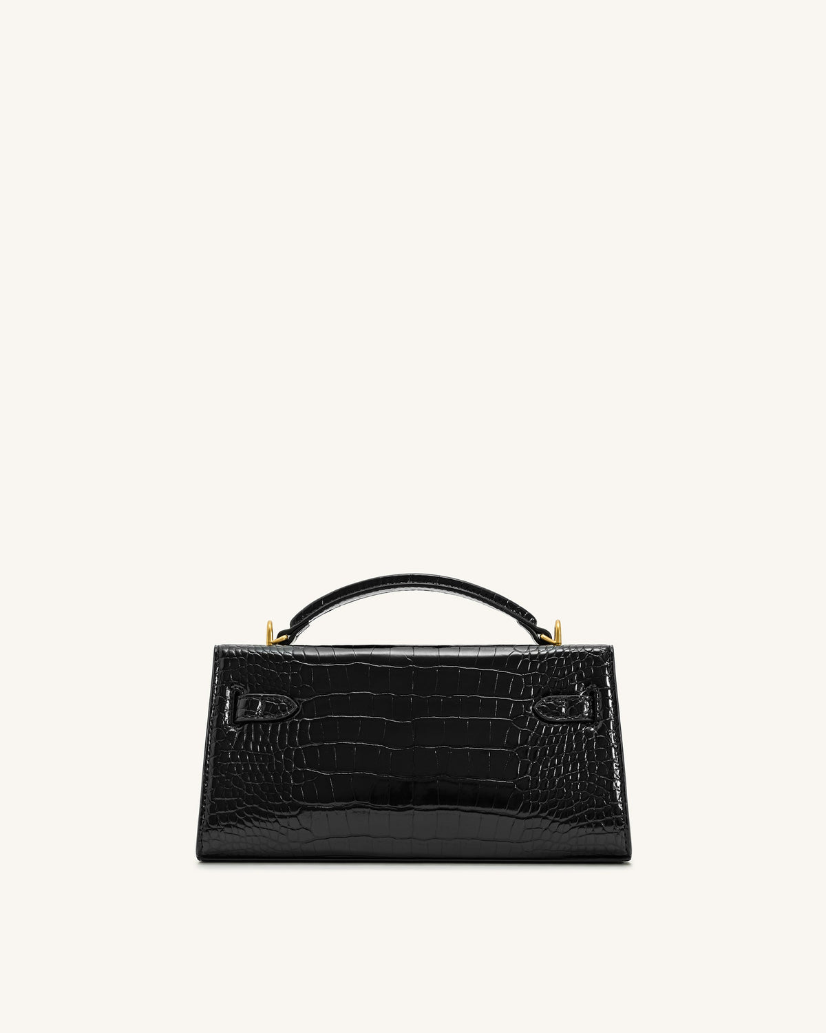 JW PEI Noor Top Handle Bag - Black Croc