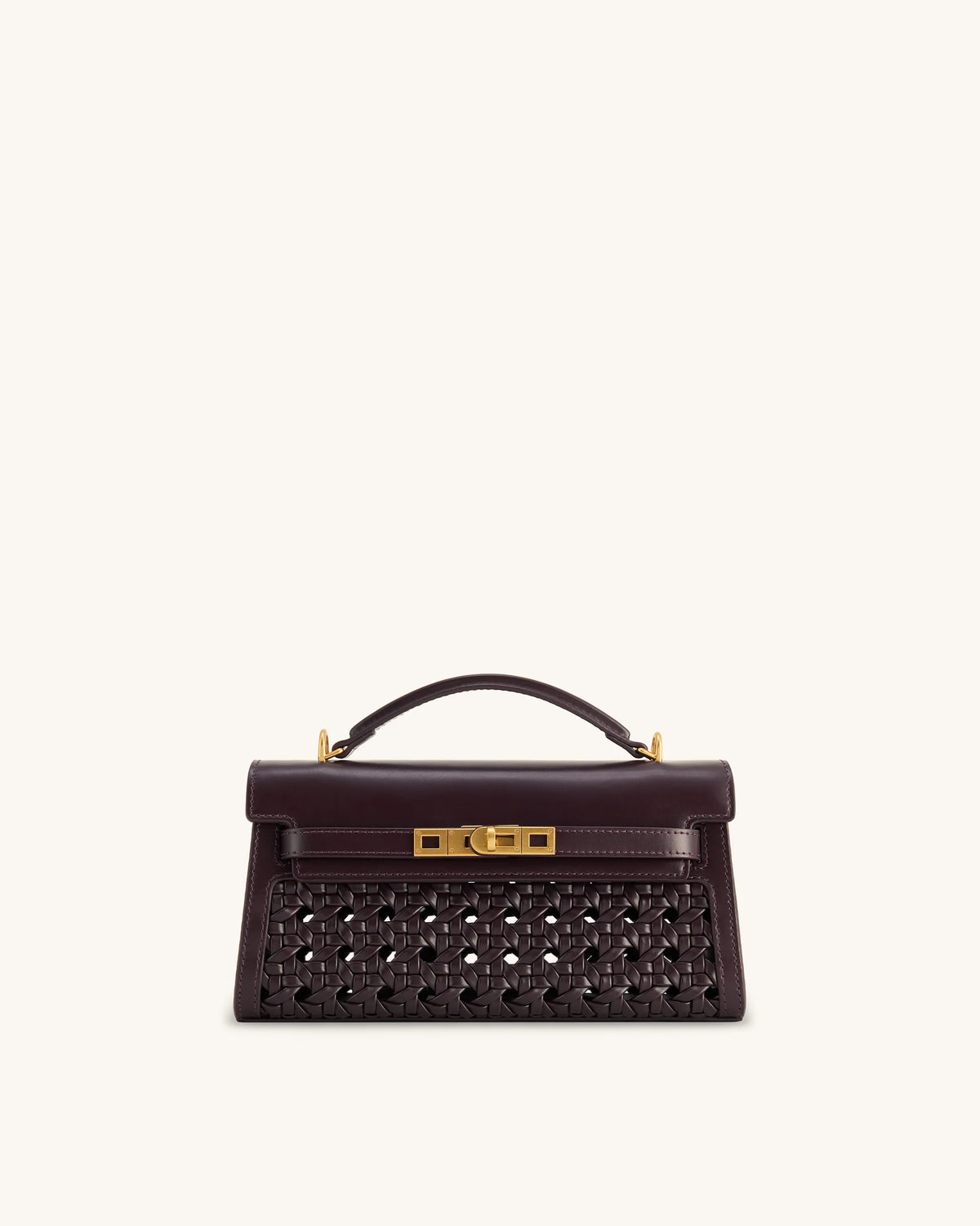 JW PEI Noor Top Handle Bag - Dark Red
