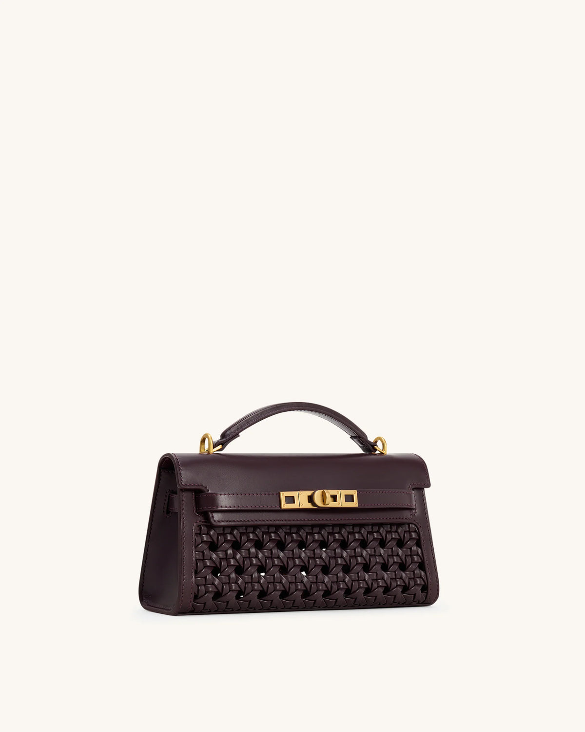 JW PEI Noor Top Handle Bag - Dark Red