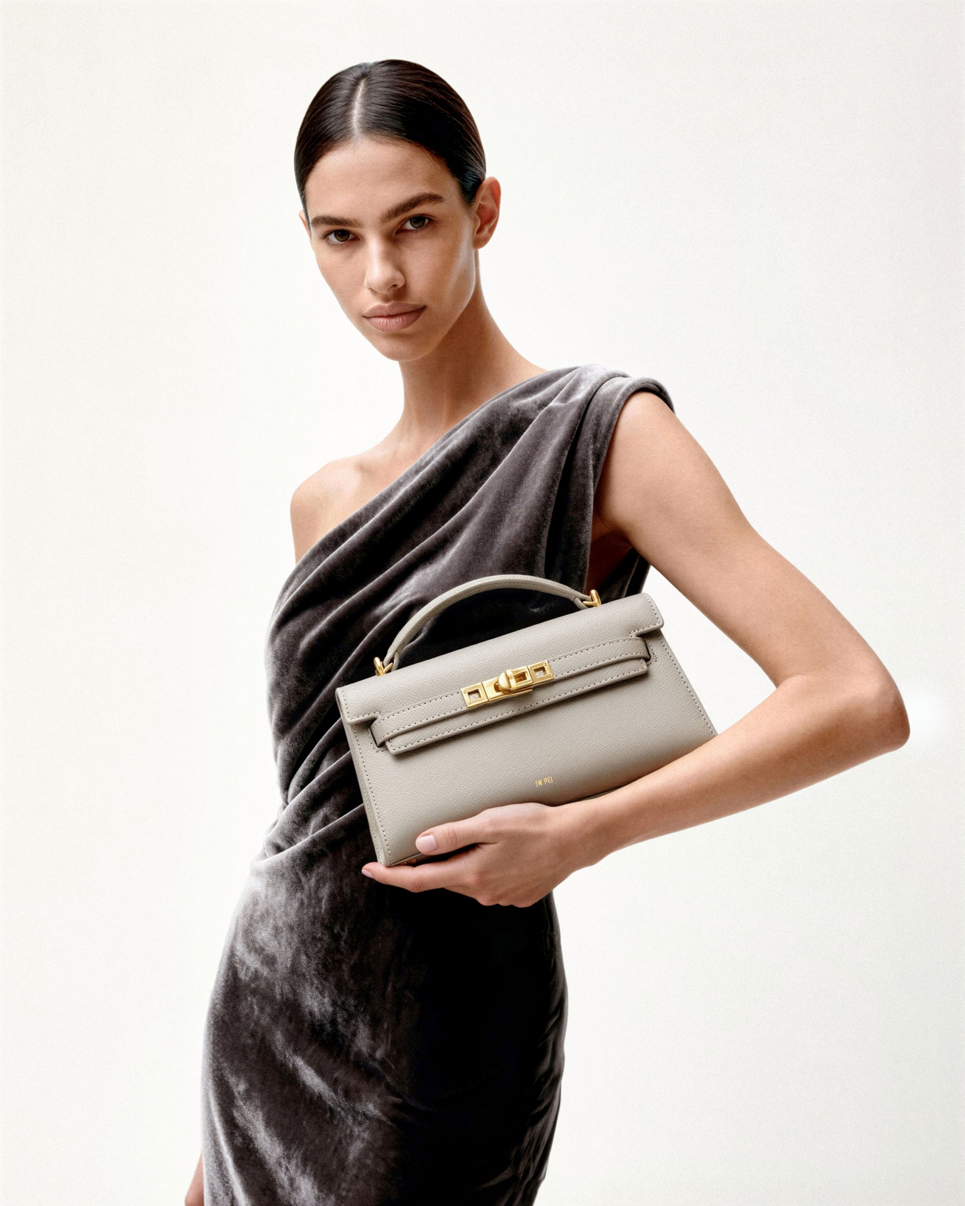 JW PEI Noor Top Handle Bag - Elephant Gray