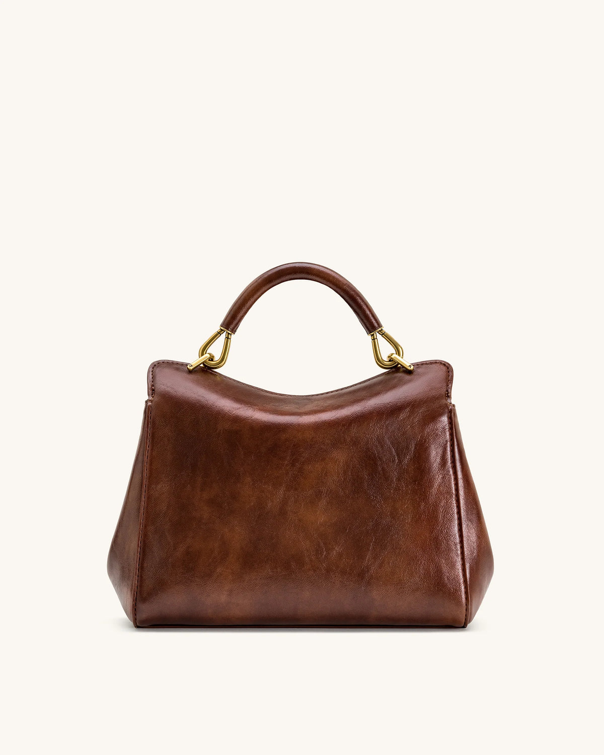 JW PEI Lucia Classic Top Handle Bag - Coffee Brown