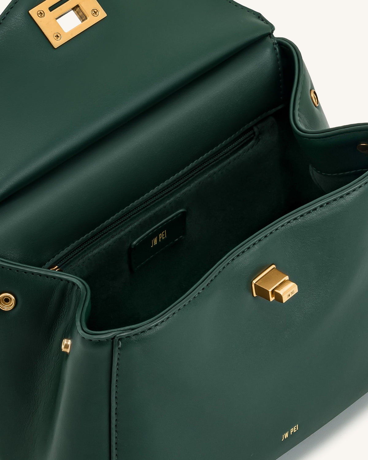 JW PEI Lucia Classic Top Handbag - Dark Green