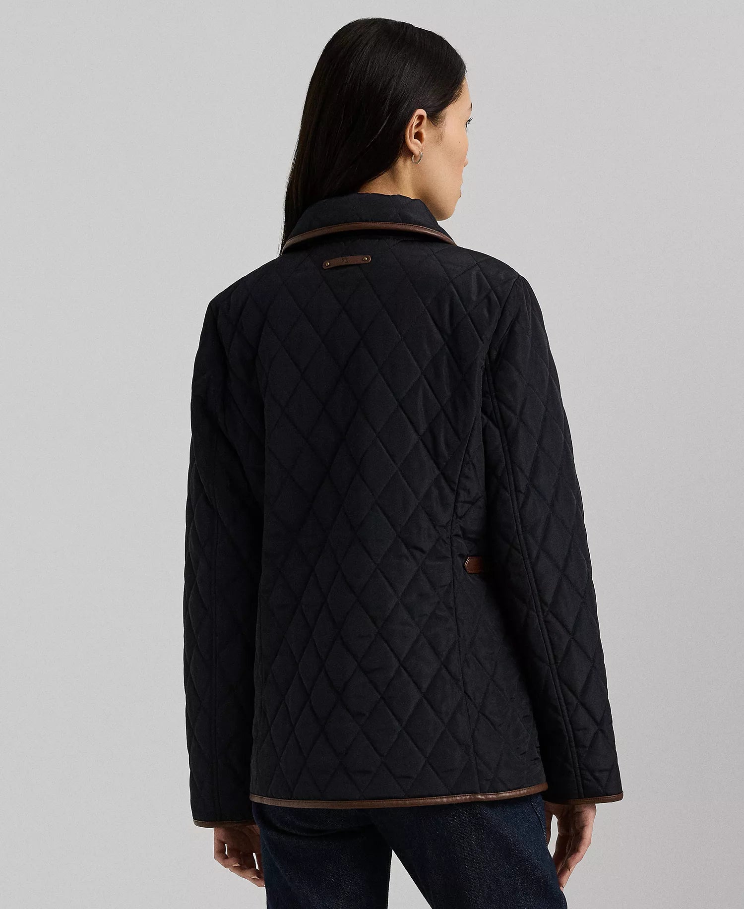 Ralph Lauren Women's Quilted Velboa-Lined Coat - Dark Navy