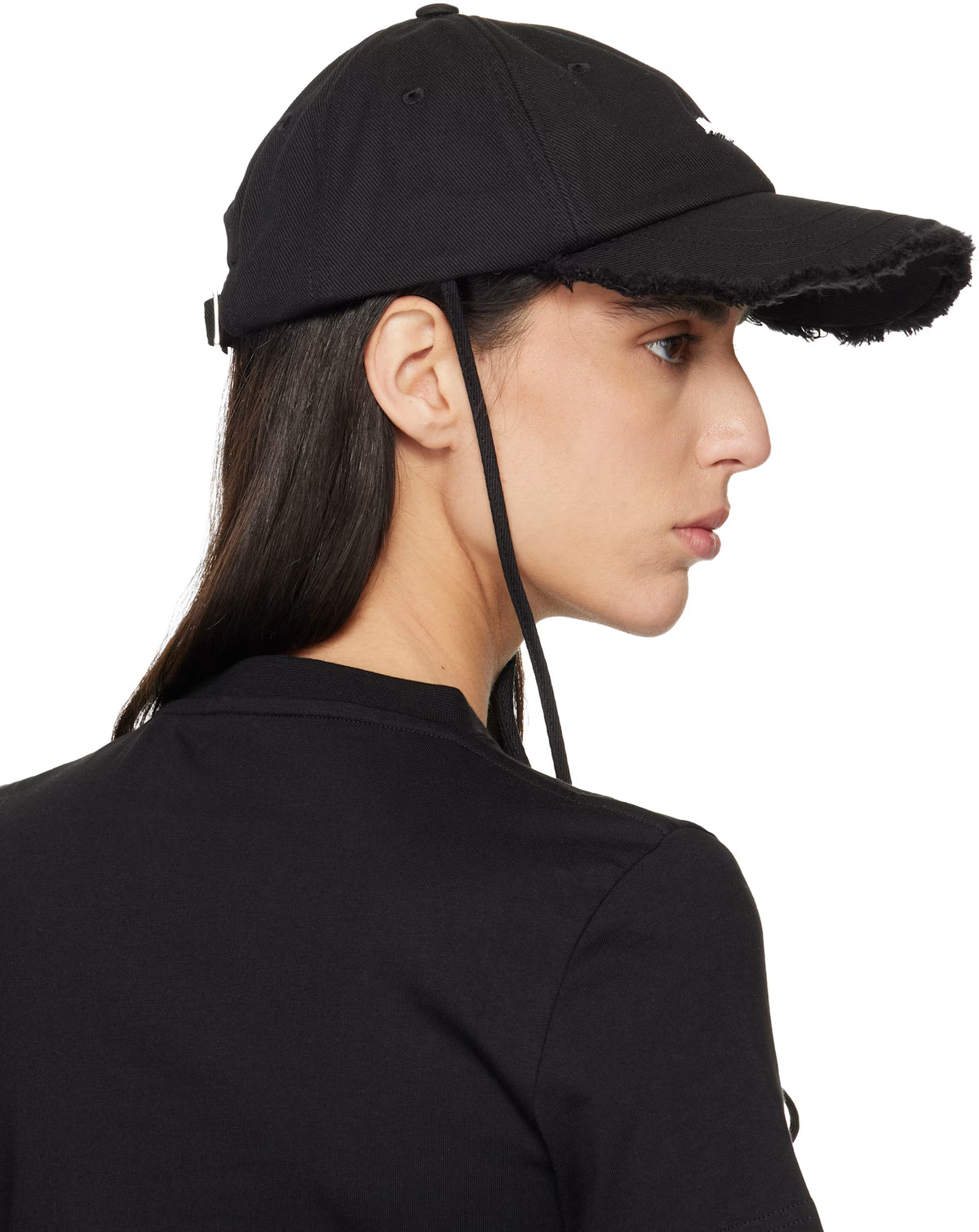 JACQUEMUS Unisex The Artichaut Cap- Black