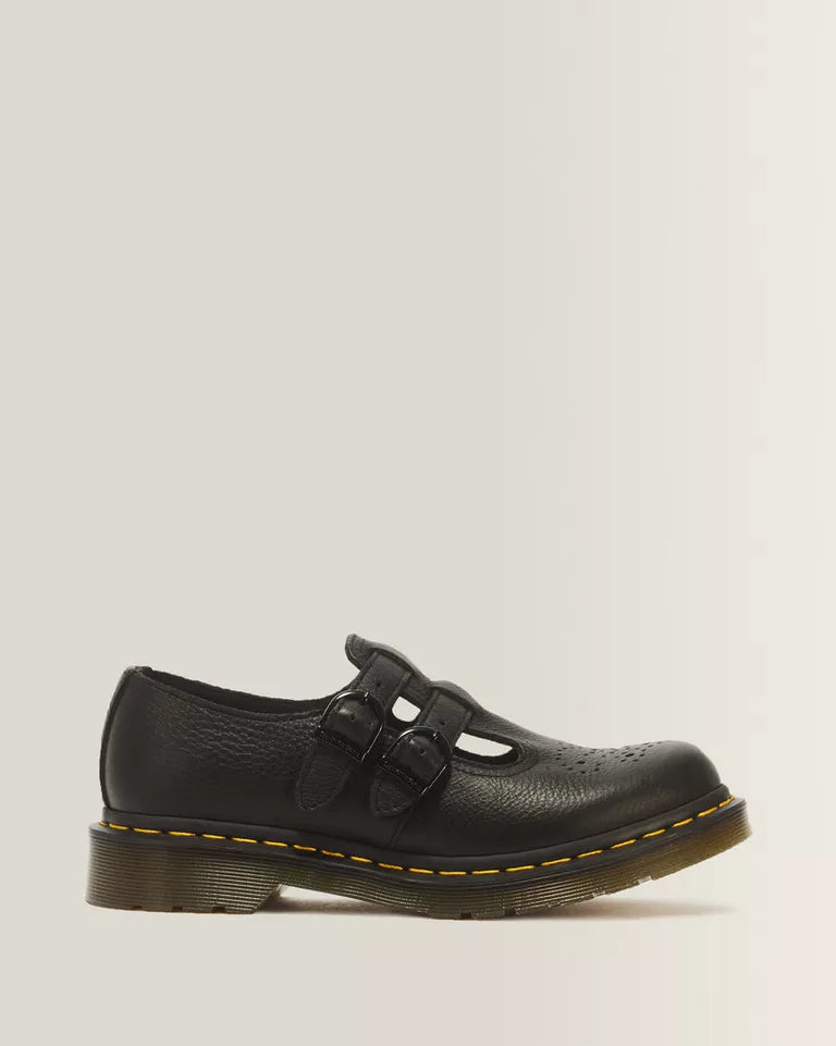 Dr. Martens Women 8065 Virginia Leather Mary Jane Shoes  -   Black — Virginia